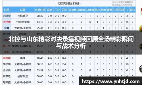 北控与山东精彩对决录播视频回顾全场精彩瞬间与战术分析