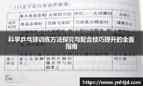 科学乒乓球训练方法探究与配合技巧提升的全面指南